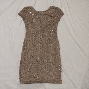 Adrianna Papell Sequin Embellished Dress Size 6
